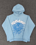 Sp5der Web Hoodie Sky Blue